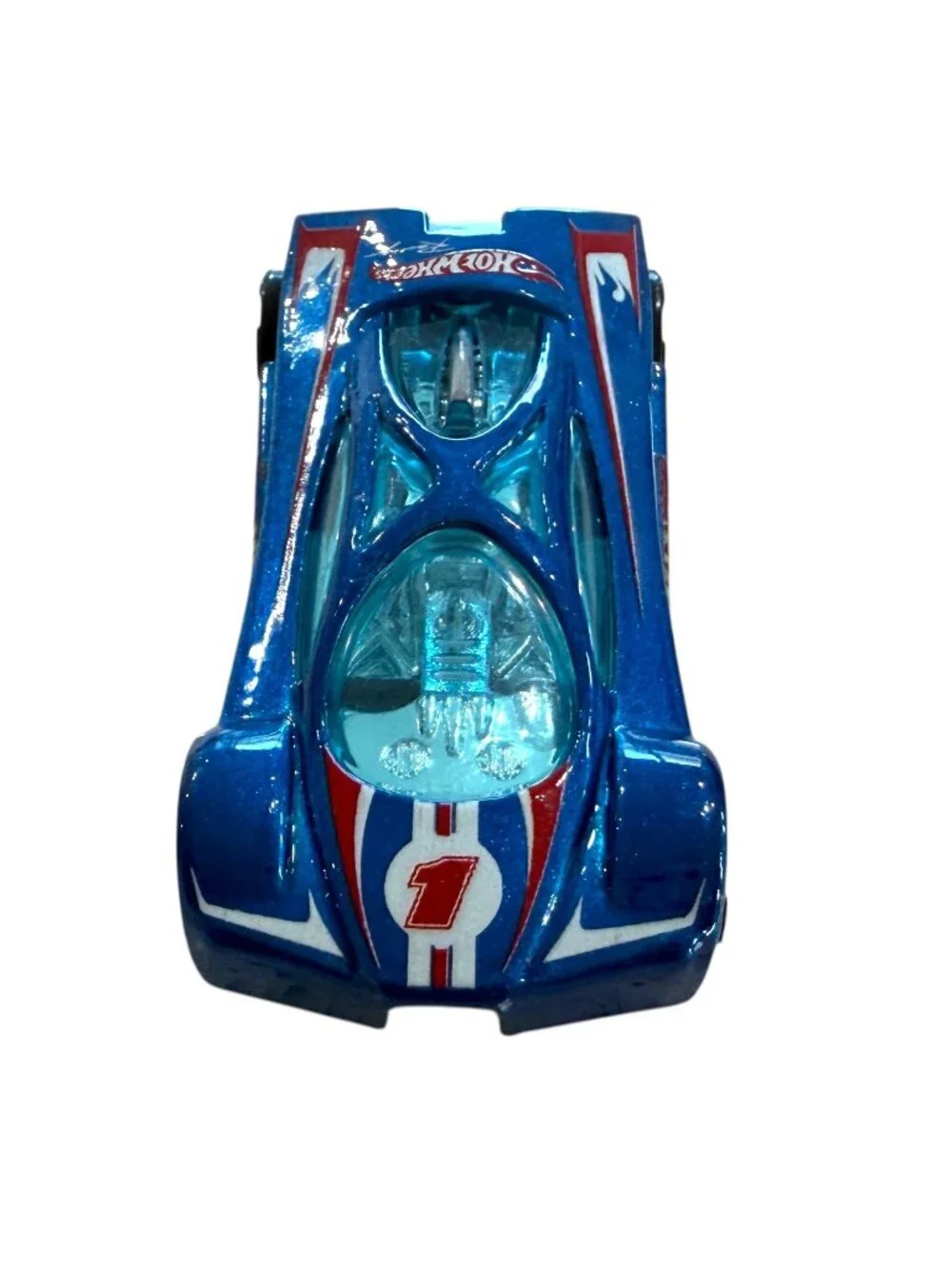 HOT WHEELS SLING SHOT 2001 #1 BLUE 2 1/2